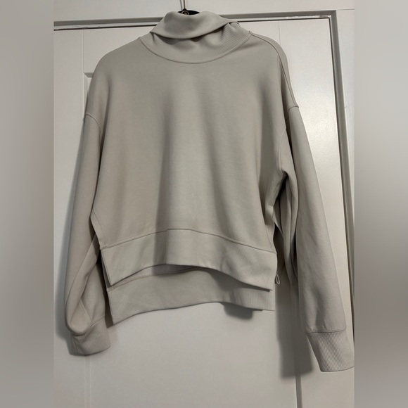 Lululemon Softstreme Turtleneck Pullover in White Opal - Picture 5 of 8